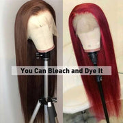 New Upgrade Hidden Elastic Strap 360 HD Lace Front Wig Straight Human Hair Wigs Snug Fit All Sizes