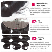 13x4 Swiss Transparent Lace Frontal Brazilian Hair Body Wave Human Virgin Hair Factory Price Freedom Part
