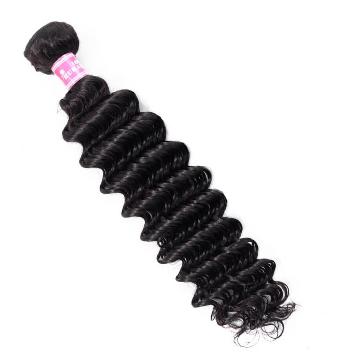 Deep Wave Hair 1 Bundle Deal Brazilian Virgin Human Hair Extension Natural Color