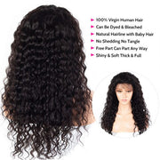 50% OFF|16'' To 26'' Water Wave Human Hair 8X5 13x4 360 Lace Frontal Wig 180% Density
