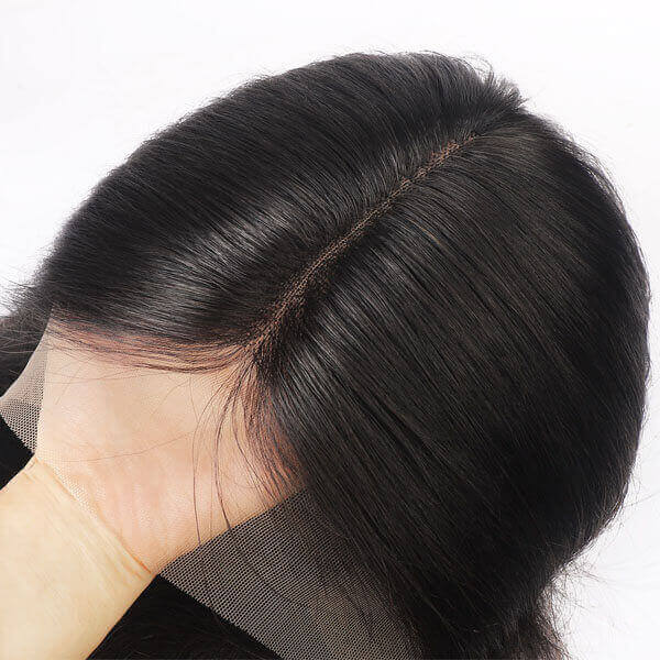 Glueless Invisible HD Lace Straight 13x6 Lace Front Wig 4x4 Lace Human Hair Wig Natural Hairline With Baby Hair