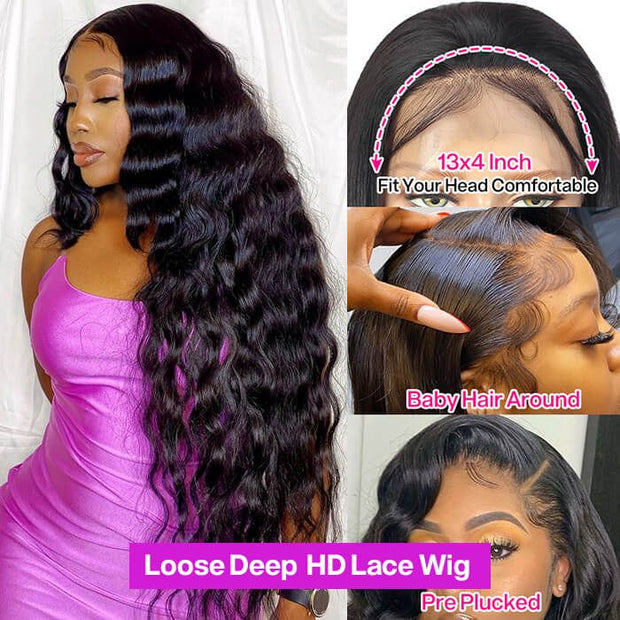 BOGO SALE|HD Lace Frontal Wigs 12-26 Inch Lace Wig 13*4/13*6 Special Deals Glueless Wig For Women