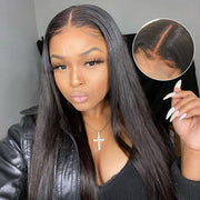 Straight Hair Transparent HD Lace Wigs Pre Plucked 13x4 13x6 Lace Front Human Hair Wigs For Women