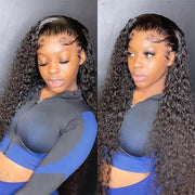 13x6 HD Lace Front Wig Curly Virgin Human Hair Wigs With Pre PLucked Hairline