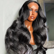 50% OFF|16''-26'' Swiss HD Lace Body Wave Human Hair Wigs 8X5 13x6 Lace Front Wig 180% Density