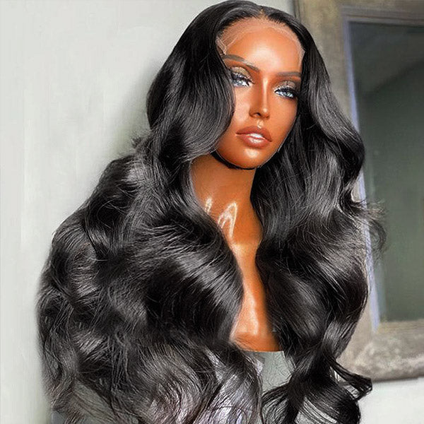 50% OFF|16''-26'' Swiss HD Lace Body Wave Human Hair Wigs 8X5 13x6 Lace Front Wig 180% Density