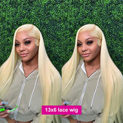 BOGO SALE|613 Honey Blonde Color 13x6 Lace Front 16-24 Inch Human Hair Wigs For Women Transparent Brazilian Remy Straight & Body Wave Frontal Wig