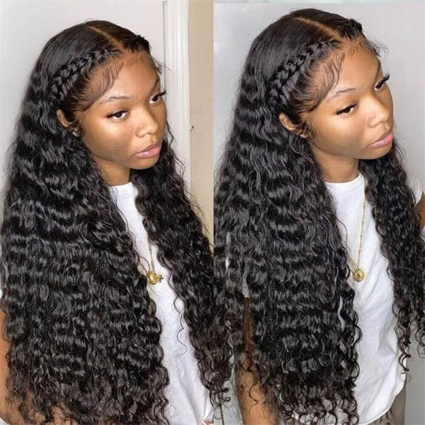 Skin Melt HD Lace Wigs Human Hair Deep Wave 13x4/13x6 Transparent Lace Wigs For Black Women