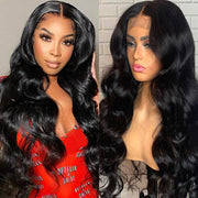 50% OFF|16''-26'' Swiss HD Lace Body Wave Human Hair Wigs 8X5 13x6 Lace Front Wig 180% Density