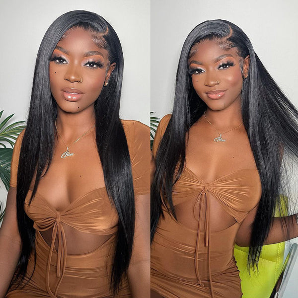 Straight Hair 13x6 Lace Front Wig 100% Remy 18-26 Inch Human Hair Wigs