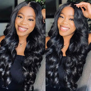 V Part Body Wave Human Hair Wigs Glueless Beginner Friendly Natural Wig