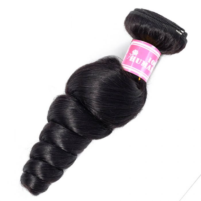 Brazilian Hair Loose Wave 1Pc 100% Virgin Hair Bundle Natural Color