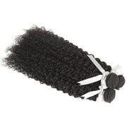 Remy Jerry Curly  Human Hair With 4x4 Lace Closure