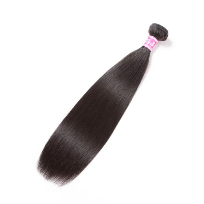 Brazilian Straight Virgin Hair 1 Bundles Deal Double Weft Hair Weaves