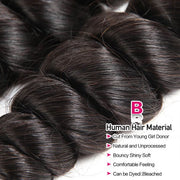 Brazilian Hair Loose Wave 1Pc 100% Virgin Hair Bundle Natural Color