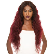 Remy Body Wave Human Hair Bundles With Closure 1B Burgundy Remy Peruvian Dyed Ombre 3 Bundles With Frontal 4x4 Brazilian Human Hair
