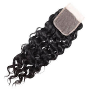 Brazilian Hair 4x4 HD Lace Closure Water Wave 100% Virgin Remy Hair 10-20 Inch