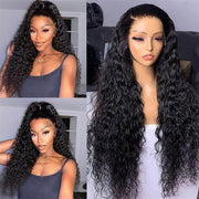 Water Wave 13x4/13x6 HD Lace Frontal Wig Natural Pre Plucked Headline 100% Virgin Human Hair Wigs